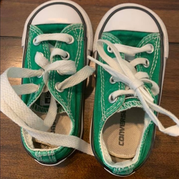 toddler green converse sneakers